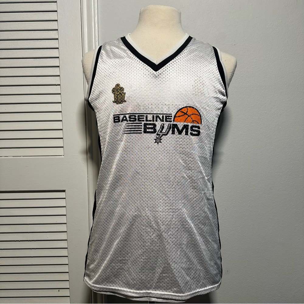 San Antonio Spurs Baseline Bums Jersey sz M Reversible